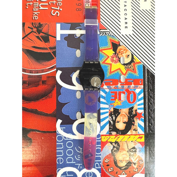 Swatch watch EAN CODE GB143 1992 Standard Gents New Old Stock - Picture 3 of 5